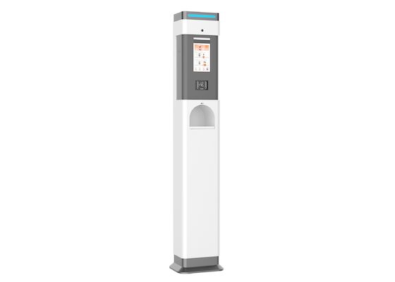 Airport Auto Thermal Scanner Alcohol Dispenser With Automatic Hand Disinfection
