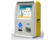 Half Outdoor Wall Mounted Self Service Payment Commercial Kiosk With Printer