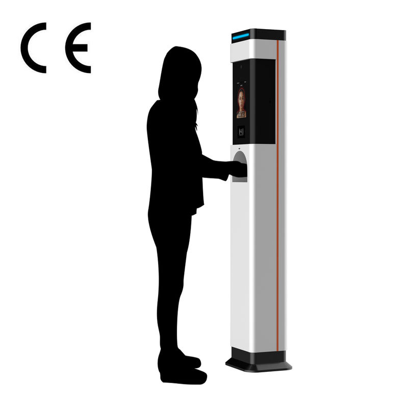 Thermal Scanner Face Recognition Access Control Sanitizer Dispenser Time Attendance Equipment Thermometer Kiosk