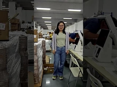 LIEN 현금용 기기 듀얼 15.6인치 터치 스크린 NFC 리더 영수증 프린터 바코드 스캐너