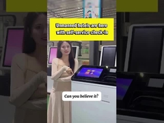 무인 호텔 셀프 서비스 체크인 기계