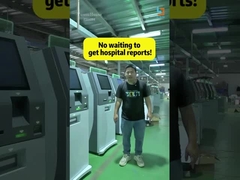 셀프 서비스 키오스크를 생산 및 개발하는 공장